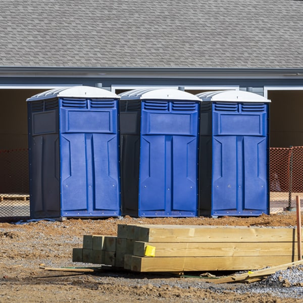 what is the maximum capacity for a single porta potty in Pastoria VA